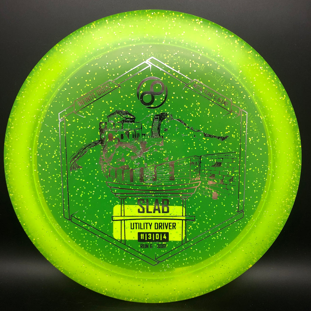 Infinite Discs Metal Flake C-Blend Slab - Run 6