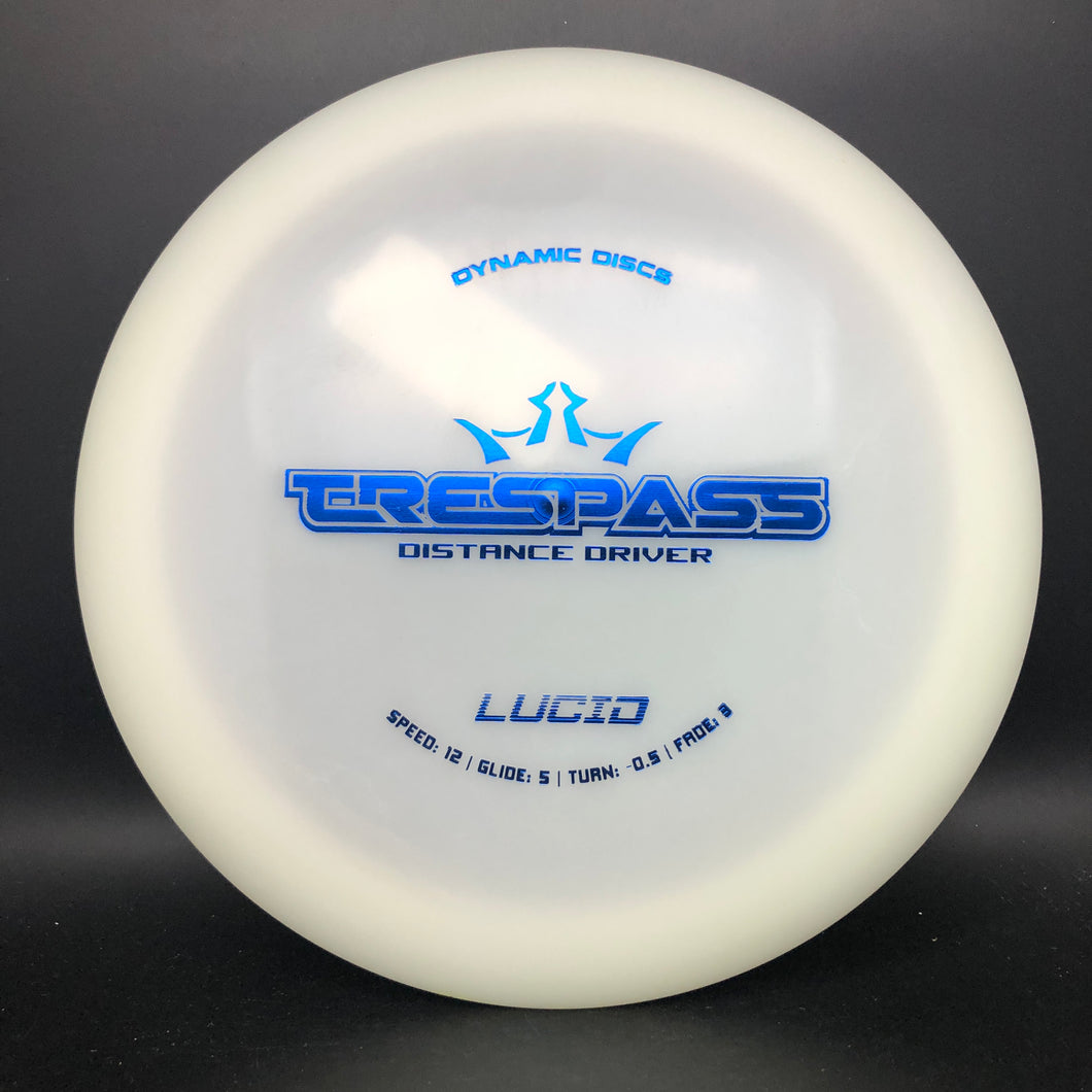 Dynamic Discs Lucid Trespass - white stock