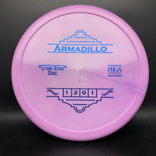 Load image into Gallery viewer, Lone Star Alpha Armadillo mission stock stamp
