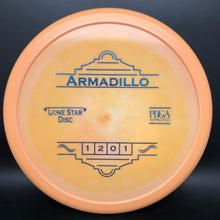 Load image into Gallery viewer, Lone Star Alpha Armadillo mission stock stamp
