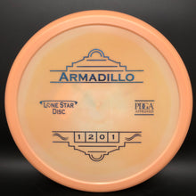 Load image into Gallery viewer, Lone Star Alpha Armadillo mission stock stamp
