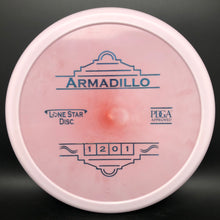 Load image into Gallery viewer, Lone Star Alpha Armadillo mission stock stamp
