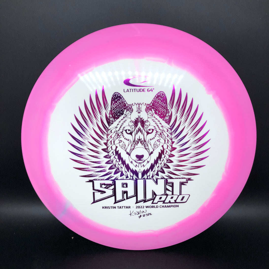 Latitude 64 Gold Orbit Saint Pro Kristin Tattar 2022 World Champion