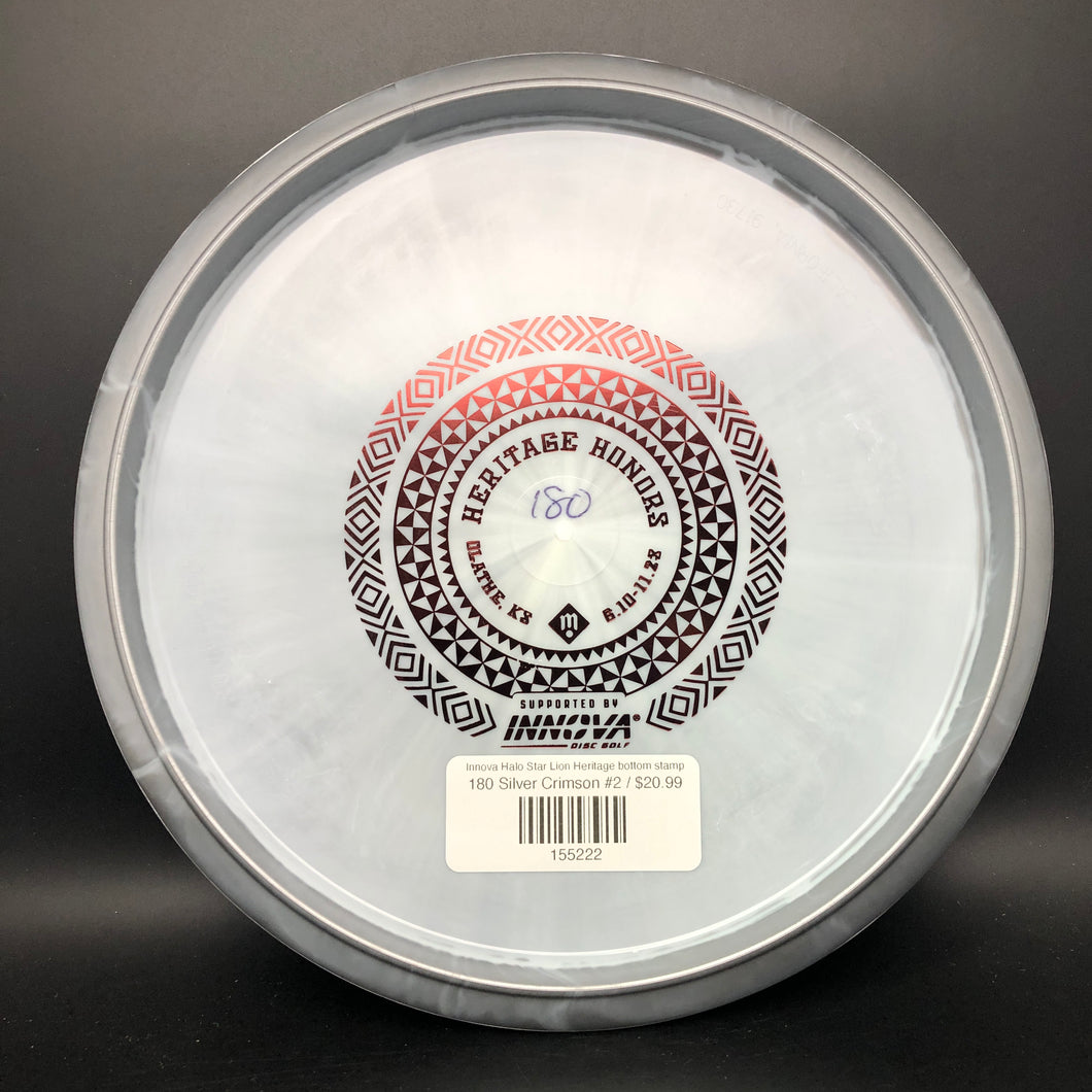 Innova Halo Star Lion Heritage bottom stamp