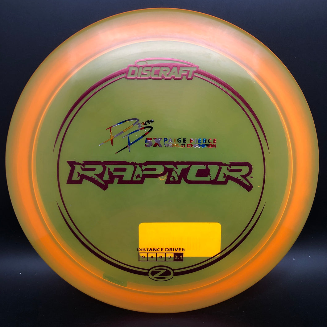 Discraft Z Raptor - 2-foil PP Signature