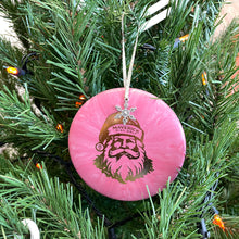 Load image into Gallery viewer, Disc Golf Mini Marker Christmas ornament red Santa
