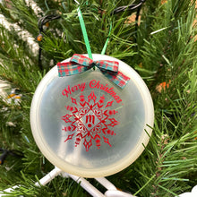 Load image into Gallery viewer, #32 Disc Golf Mini Marker Christmas ornament Snowflake
