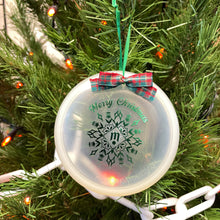 Load image into Gallery viewer, #32 Disc Golf Mini Marker Christmas ornament Snowflake
