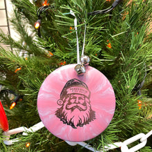 Load image into Gallery viewer, #28 Disc Golf Mini Marker Christmas ornament red Santa
