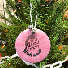 Load image into Gallery viewer, #28 Disc Golf Mini Marker Christmas ornament red Santa
