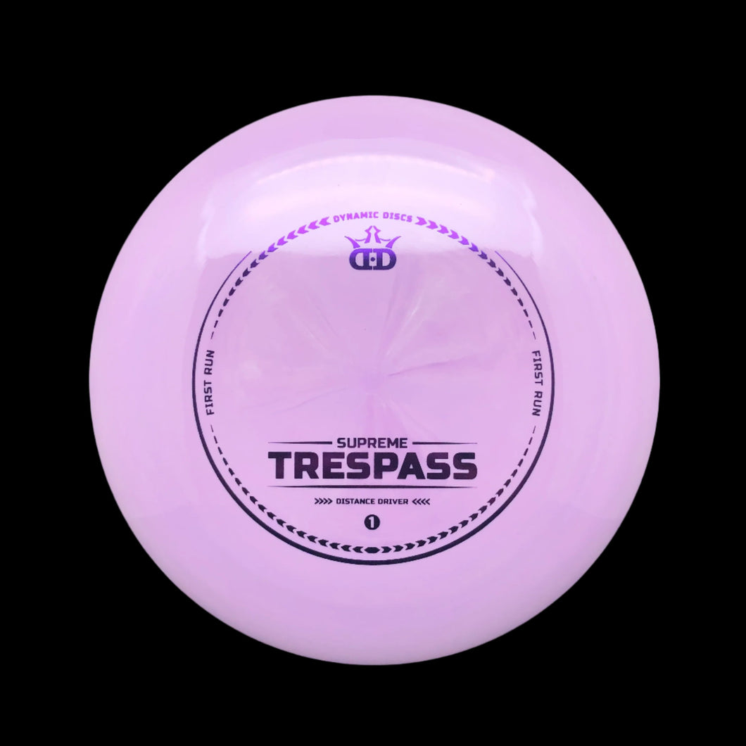 Dynamic Discs Supreme Trespass - First Run