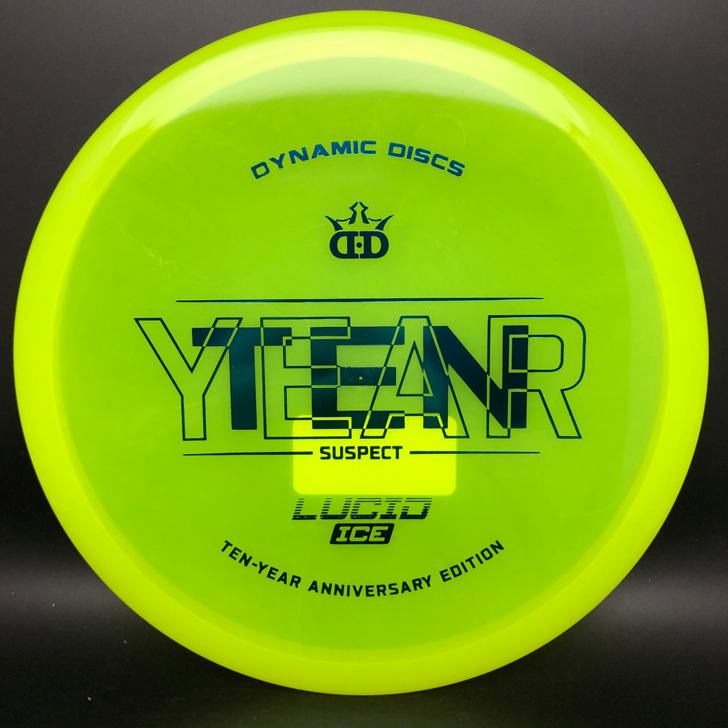 Dynamic Discs Lucid Ice Suspect Ten-Year Anniversary