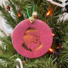 Load image into Gallery viewer, #42 Disc Golf Mini Marker Christmas ornament red Santa
