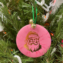 Load image into Gallery viewer, #42 Disc Golf Mini Marker Christmas ornament red Santa
