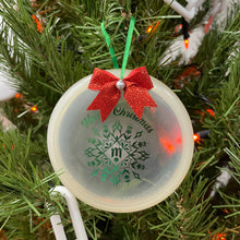 Load image into Gallery viewer, #44 Disc Golf Mini Marker Christmas ornament
