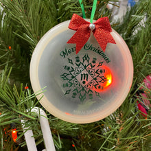 Load image into Gallery viewer, #44 Disc Golf Mini Marker Christmas ornament
