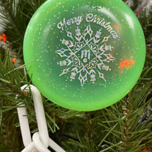 Load image into Gallery viewer, 47 Disc Golf Mini Marker Christmas green ornament
