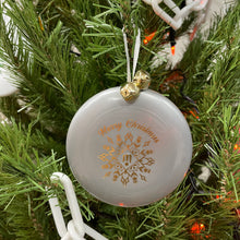 Load image into Gallery viewer, #45 Disc Golf Mini Marker Christmas ornament
