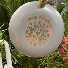 Load image into Gallery viewer, #45 Disc Golf Mini Marker Christmas ornament
