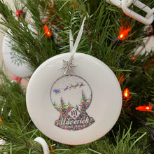 Load image into Gallery viewer, 49 Disc Golf Mini Marker Christmas white ornament
