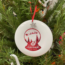 Load image into Gallery viewer, 50 Disc Golf Mini Marker Christmas white ornament
