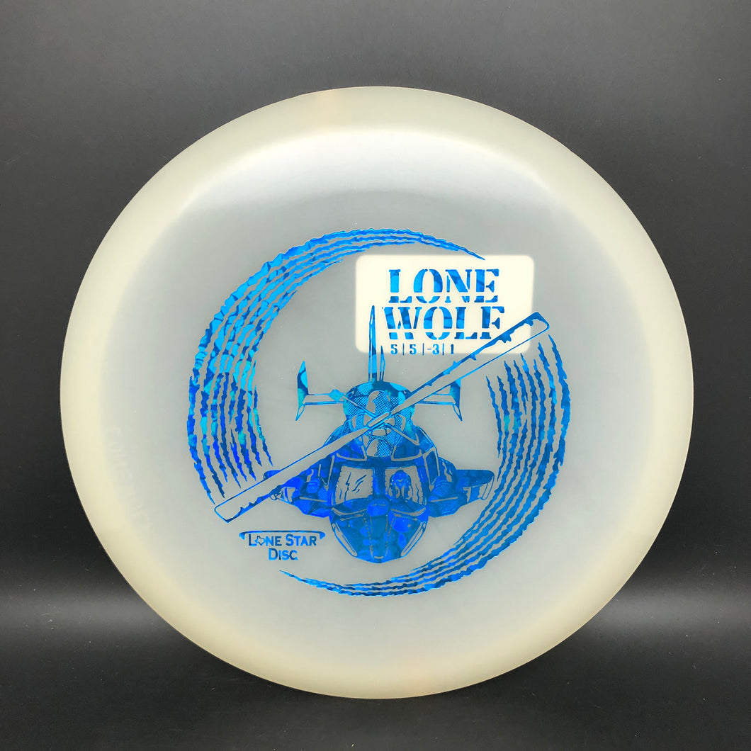 Lone Star Alpha Glow Lone Wolf - Airwolf stamp