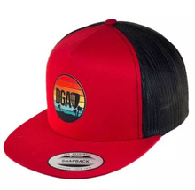 Load image into Gallery viewer, DGA Retro Sunset Patch - Flatbill Mesh Snapback
