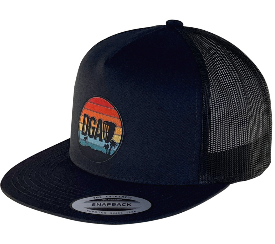 DGA Retro Sunset Patch - Flatbill Mesh Snapback