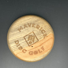 Load image into Gallery viewer, Wood minis - Maverick circle logo
