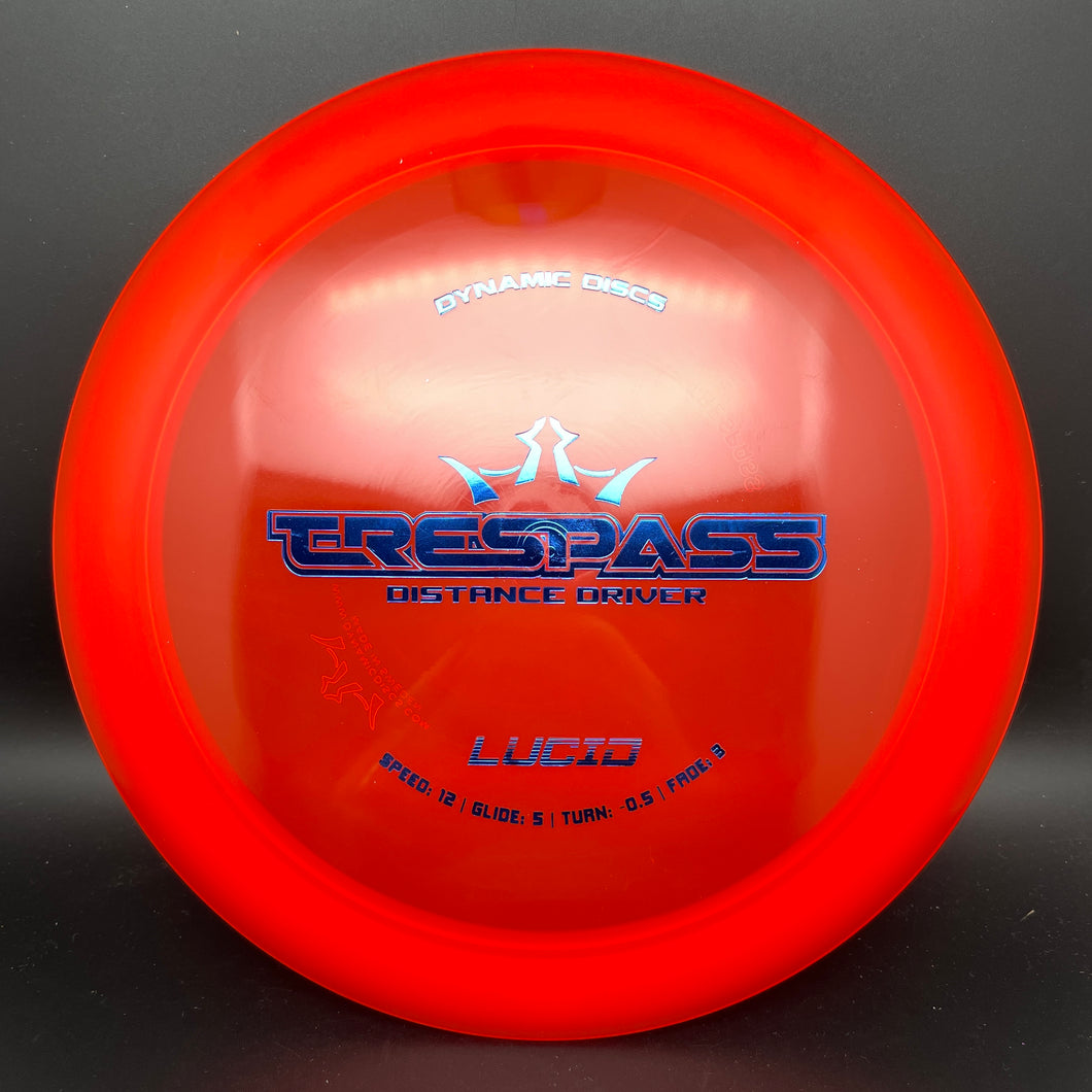 Dynamic Discs Lucid Trespass - color stock