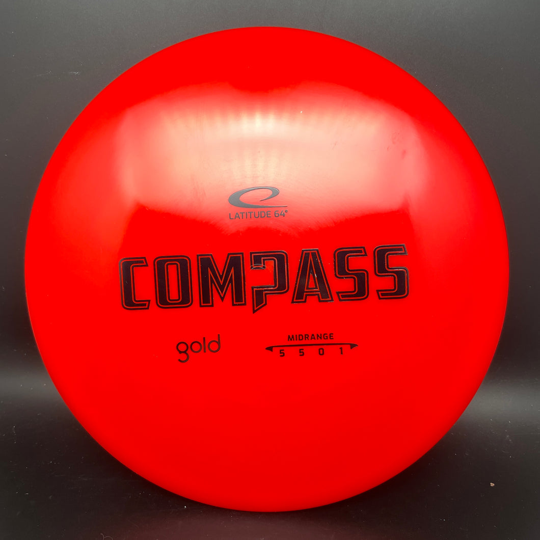 Latitude 64 Gold Compass - stock