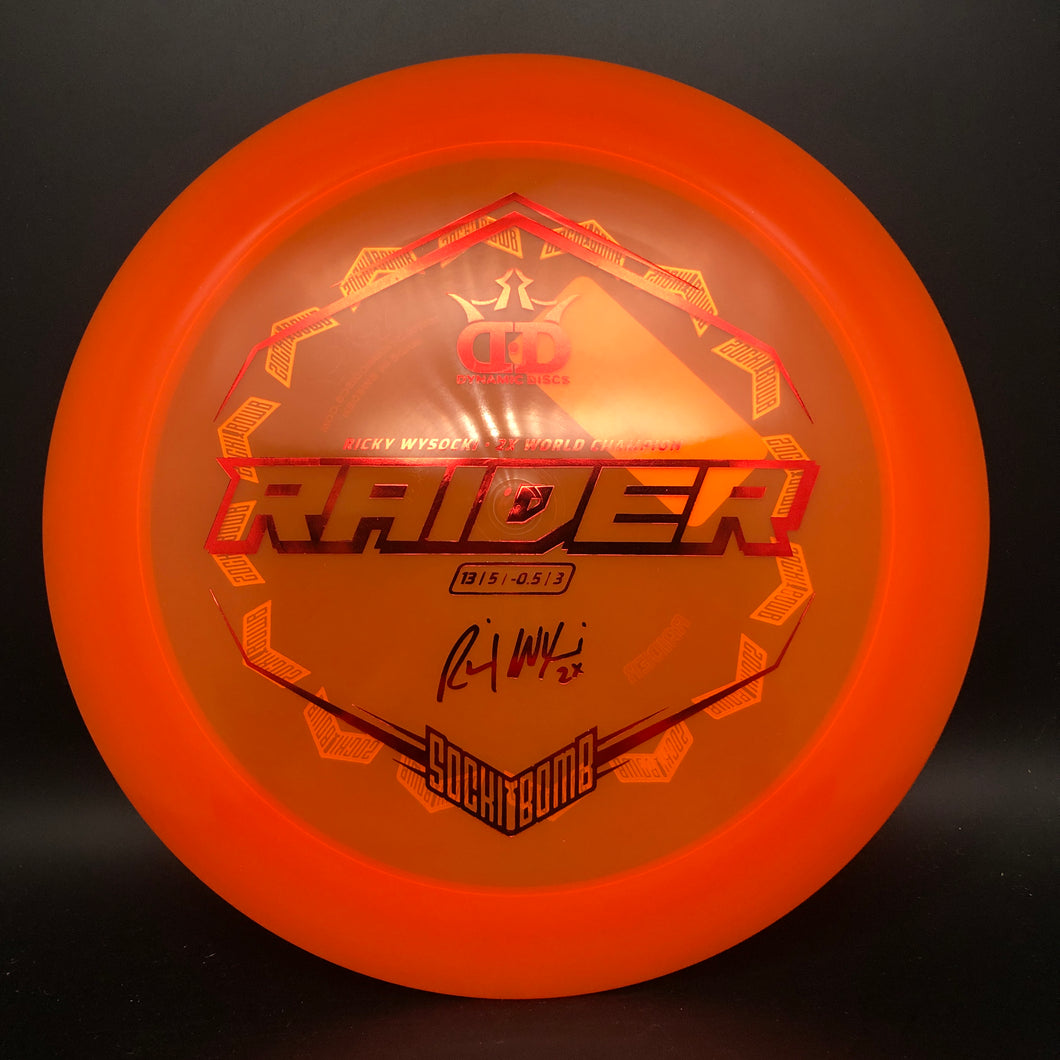 Dynamic Discs Lucid Ice Raider bottom Wysocki