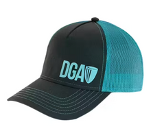 Load image into Gallery viewer, DGA CURVED BILL MESH SNAPBACK LOGO CAP HAT
