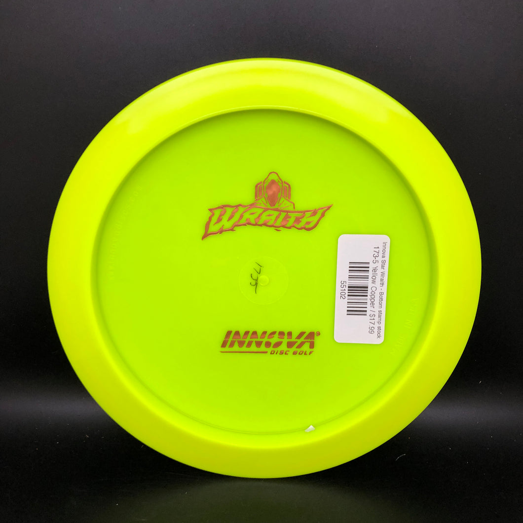 Innova Star Wraith - Bottom stamp stock